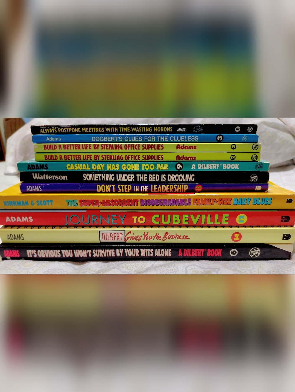 Vintage 1990s Oversized Comics - Lot Of 11 - Dilbert, Dogbert, Calvin & Hobbes..